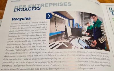 On parle de RECYCLEA dans les médias !